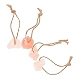 lurrose 4個 喜马拉雅粉红塩ミネラルブロック 馬用 牛用 鹿用の家畜向け塩なめるブロック 鉱物豊富な天然舔盐块で健康維持と成長支援