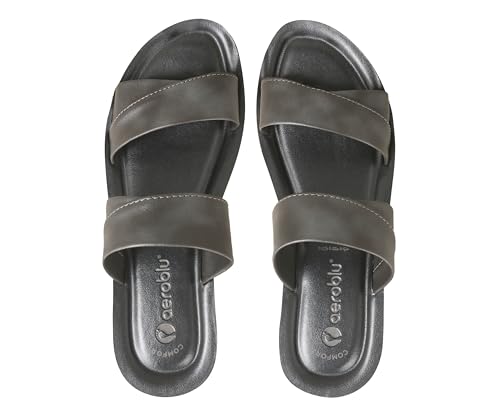 Image of AEROBLU Comfortable Mid Heel Slippers for Women | Flexible & Durable | Anti-Skid & Lightweight Slippers for Girls | Ideal for Party, Ethnic & Daily wear