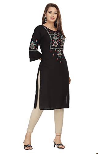 Image of Chahit Women's Rayon Straight Kurta