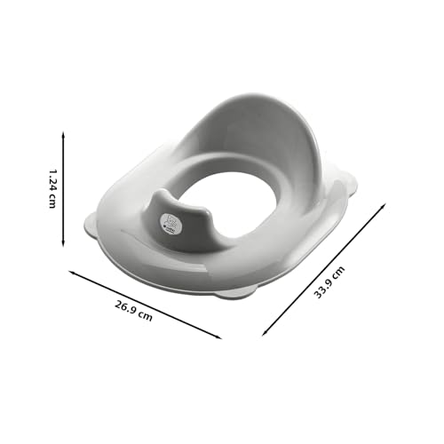 Rotho Babydesign TOP WC-Sitz - recycelt - Klositz für Kinder - Wc Sitz - Toilettenaufsatz - grau