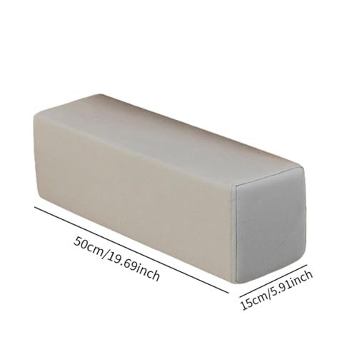 Coussin repose-bras en mousse haute densité, un support premium gris clair - 5