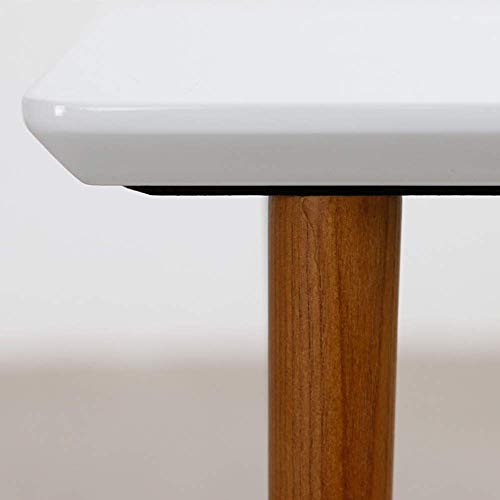 Bureau d'appoint en bois blanc table basse de restauration - 6