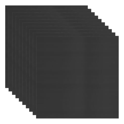 Image of M METERXITY 10-Pack Corrugated Plastic Sheets, 24 Inch x 24 Inch Waterproof Blank Corrugated Poster Board Yard Signs for Garage Sale /Office /Classroom /Party /Lawn Sign Road [5mm Thick, Black]