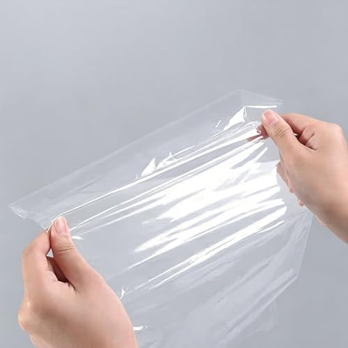 Image of Shrink Wrap Bags, 400Pcs 4x 6 Inches Clear PVC Heat Seal Bags Film for Soap Sleeve Packaging, Bath Bomb,Jars,Gift,Tumbler for Homemade DIY Projects