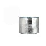 Starkes selbstklebendes wasserdichtes Aluminiumfolien Klebeband Tape , Butylkautschuk, blinkendes Klebeband zur Reparatur für Dachleckage, Oberflächenriss, Fensterbankspalt, Rohrbruch, 10cm x 5M