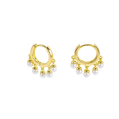 Boucles d'oreilles en zircon pour femmes avec cercle rond élégant