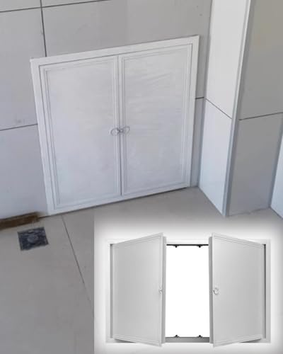 Trappe d'accès à double porte pour réparer les fuites de canalisation