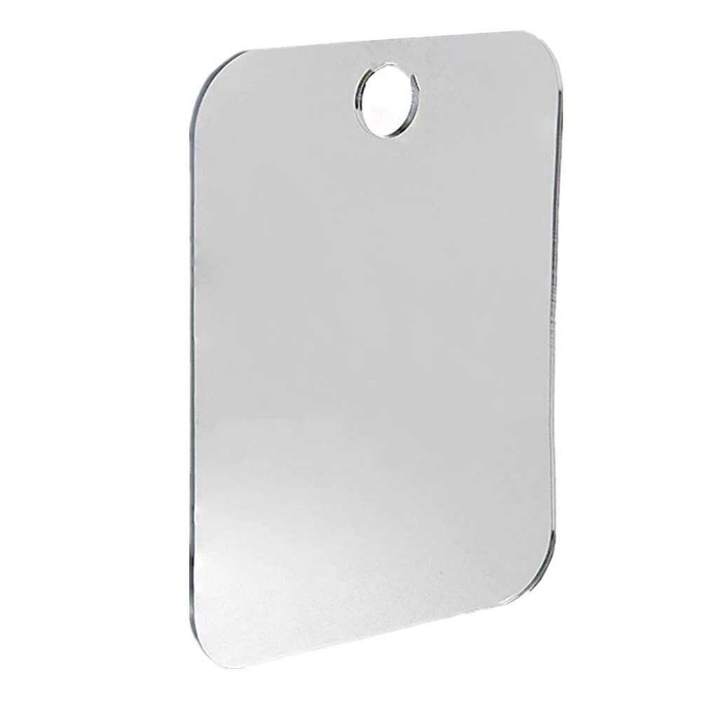 BIGTEDDY Fogless Acrylic Mirror Shower Shave Make Up Fog Free Shaving Mirror Portable