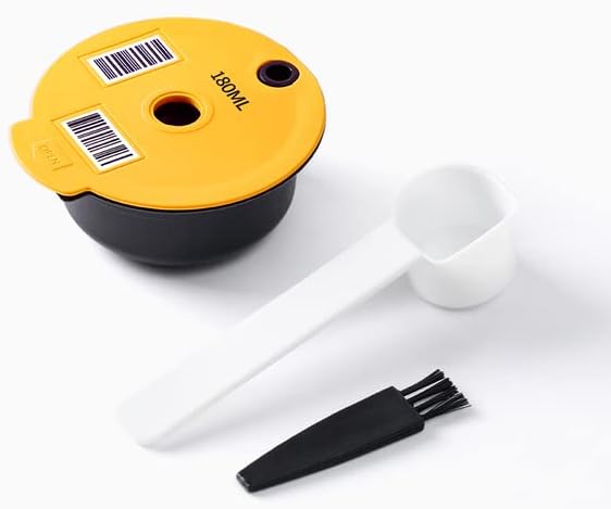 HOMESA - coffee capsule pods - / 180ML Reusable Coffee Capsule Pods for BOSCHs-s Machine Tassimo Refillable Filter Maker Pod (180ML)
