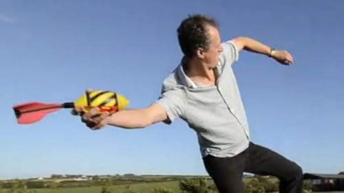 Vortex Missile Performance Aero Howler Schaumstoffball mit Pfeife, klassischer Ball mit langer Distanz, optimierter Flugschwanz Werfen des Leichtathletik-Speers
