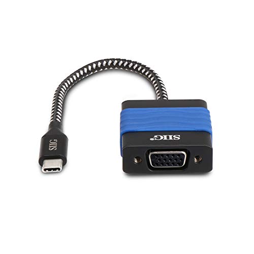 Câble USB Type C vers VGA SIIG pour brancher un PC récent sur un ancien écran
