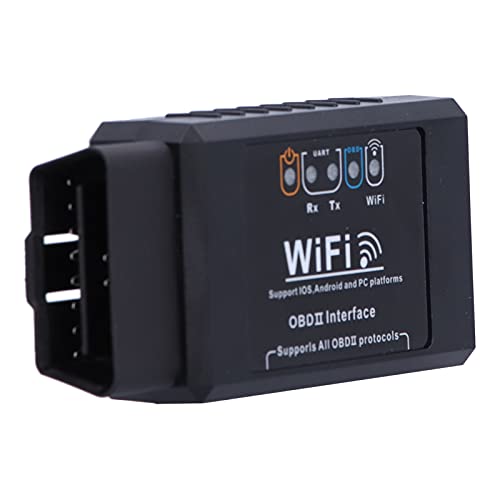 Lecteur de Obd2, Mpg Meter Communication haute vitesse Wifi Obd2 Scanner Dtc Lecture et effacement pour diagnostic de véhicules pour Wifi Obd Auto Checker