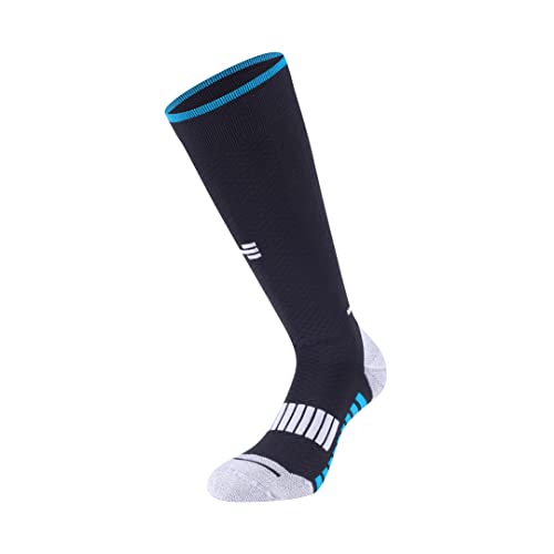 Chaussettes de running R-evenge compressives anti ampoules avec renforts noirs