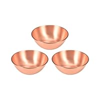 Bol à Soupe En Cuivre Pur 99% YINOX - 20 Cm - Pour Nouilles Lamian, Salades, Œufs - Design Traditionnel Oriental | Ustensile De Cuisine Artisanal