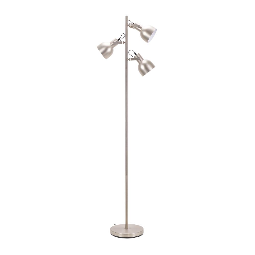 ValueLights | Silver Metal 3 Arm Spotlight Head Adjustable Floor Lamp | Floor Lamps & Torchieres, Home Décor & Improvement Essential