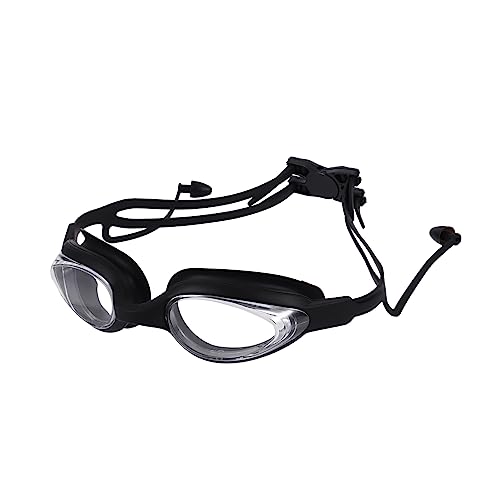Toddmomy Gafas de Natación para Adultos con Protección Antiempañante Diseño Compacto y Ergonómico Auriculares Impermeables Visión Clara y para Deportes Acuáticos