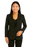 COUPE FLUIDE ET AMPLE – Blazer femme à coupe droite flatteuse, fluide et ample, conçu pour offrir confort et élégance au quotidien. Idéal pour un look chic sans compromis.