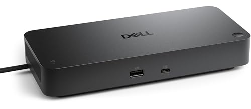Dell Pro Smart Dock SD25 – USB-C-Dockingstation mit 130W Ladeleistung, 4 Display-Support, HDMI 2.1, Dual DP 1.4, WLAN-Management, 2.5GbE, Nachhaltiges Design
