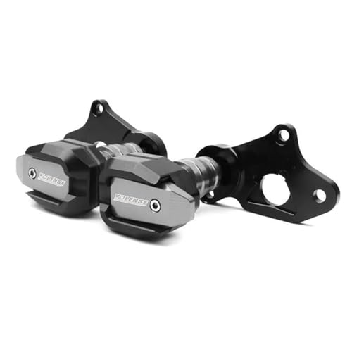 �ɓK�� GSX-R600 GSX-R750 GSXR 600 750 2006-2016 �I�[�g�o�C�����ی�t���[���X���C�_�[�t�F�A�����O�K�[�h�p�b�h�v���e�N�^�[ �I�[�g�o�C(Gray-YOLENSE)