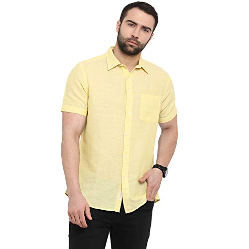 Image of Red Tape Men's Solid Regular Fit Casual Shirt