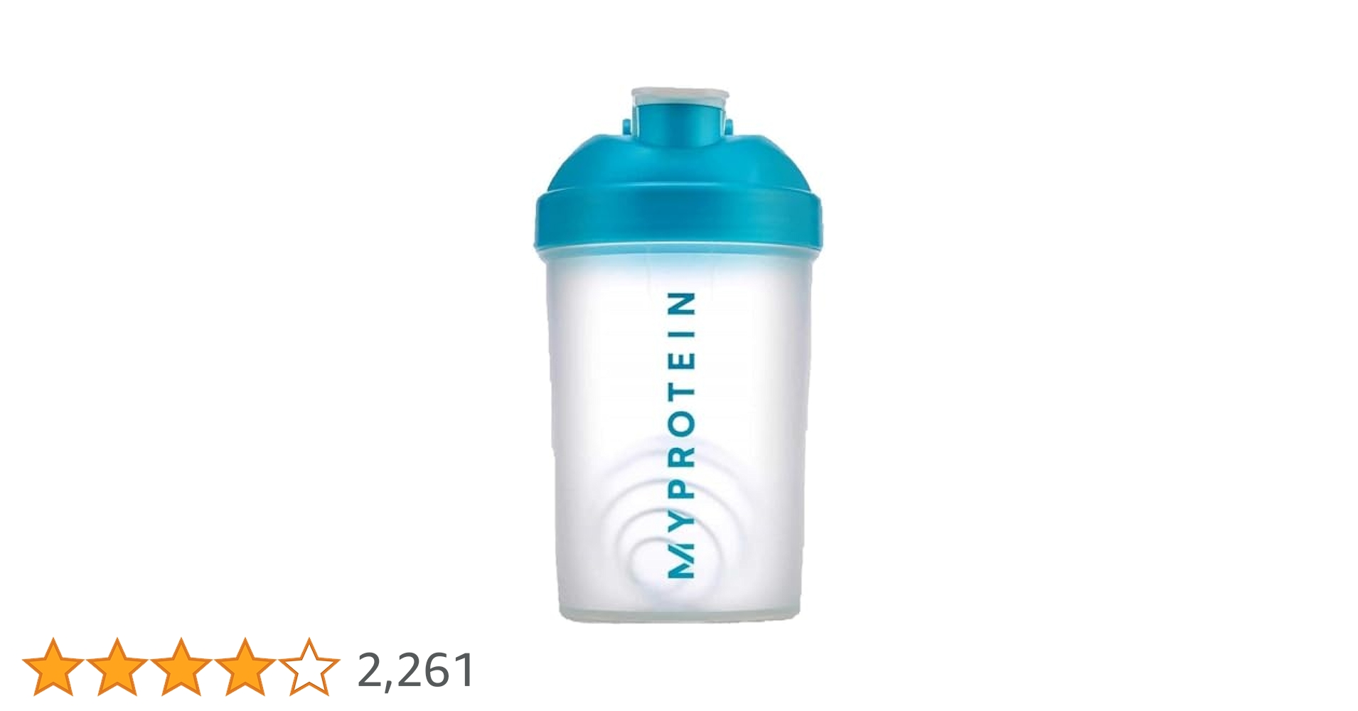 Amazon | マイプロテイン シェイカー400ml プラスチック (ブルー
