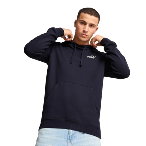 Image of PUMA Mens Essentials No. 1 Logo Hoodie Casual Outerwear Casual - Black