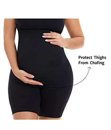 Kunindome Maternity Shapewear, Black, Large #TOP1