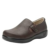 Alegria Women's Kara Slip-On Comfortable Women's Nursing, Service, Healthcare Professional Shoes Brown 9 M US
