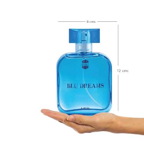 Ajmal Blu Dreams EDP Fougere Perfume for Men, 100 ml - Image 3