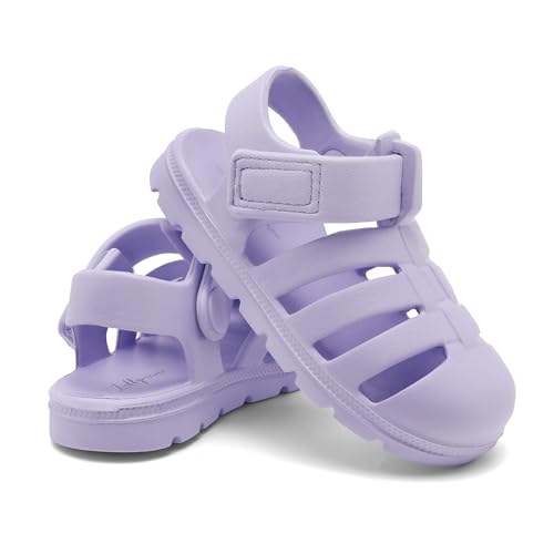 Image of Luffymomo Unisex Kids Closed Toe EVA Sandals | Boys Girls Summer Sport Lightweight Sandal,Outdoor Water Shoes