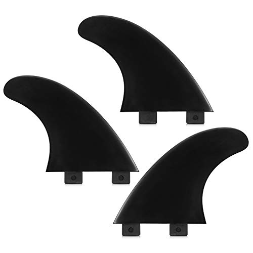 Anself 3 PCS Macio TPU Barbatanas de Barbatana de Prancha de Barbatanas Tir Barbatanas de Stand Up P