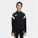 Nike Dri-fit Academy Veste Unisexe pour bébé, Mixte bébé, Veste, CT2408-014, Noir/Vert/Rayures, S