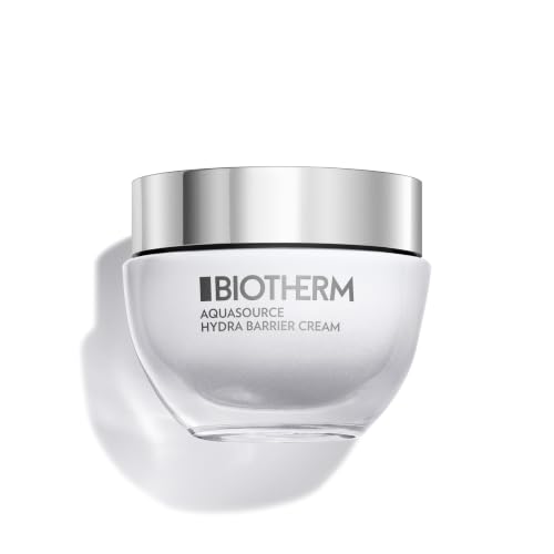 Biotherm Aquasource Hydra Barrier Cream, feuchtigkeitsspendende Gesichtscreme für Damen zur Stärkung der Hautbarriere, mit Biotech Plankton, Bio-Ceramiden und Hyaluronsäure