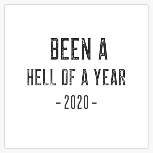 What a Year Magnetic Reusable Bumper Vinyl Sticker 5"