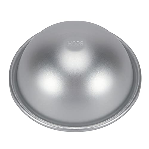 10Cm Half Ball Cake Mold Aluminum Hemisphere Cake Pan Silver Round Baking Pan Mold Bikini Cake Dessert Pudding Baking Mold Home Kitchen Accessory For Beginners #TOP5