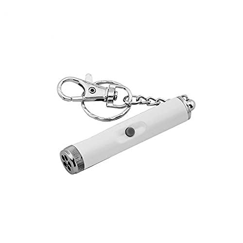 Image of PETS EMPIRE Cat Stick Cat Interactive Stick with Bells Feather Wand Paw Style Dog Cat Catch The Interactive LED Light Pointer