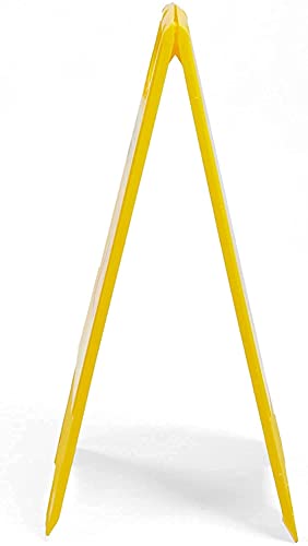 Image of No Parking Warning Stand - Foldable Safety Sign Boards for Reserved & Restricted Parking Zones - Set of 3