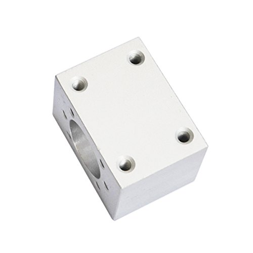 FBT 3pcs Ballscrew Nut Housing Bracket Holder for SFU1204 RM1204 1204 Ball nut Housing Anode and Hard Oxidation
