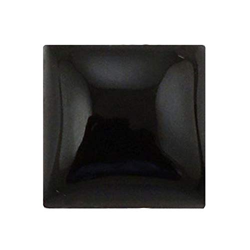 Pierre précieuse onyx noir coupe carrée de 2,25 à 11,25 Ratti pour bijoux