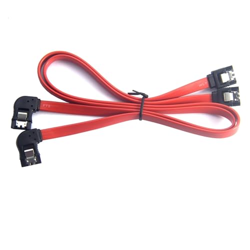 Cable SATA III 30 cm con cierre y ángulo lateral miniatura 2