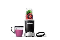 nutribullet Original 600, Elektrischer Mixer, Zerkleinerer, Smoothiemixer, Smoothie Maker, 600 W, To Go becjer 700ml und 500ml, Schwarz, NB606B
