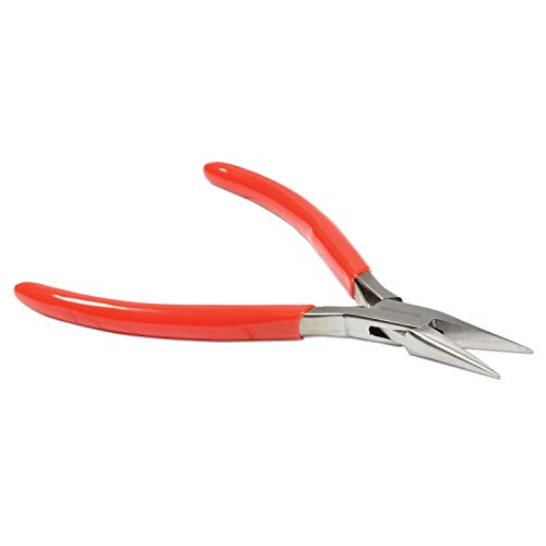 The Beadsmith Slim Line Chain Nose Pliers, 4.75 inches (120mm) with Polished Steel Head - Image 3