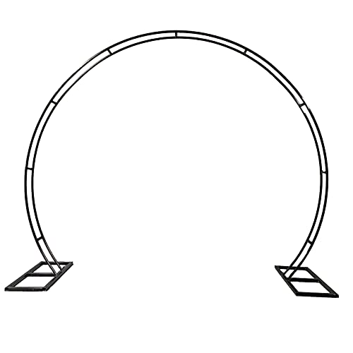 HBJSkcn Arche Jardin,Arche Jardin Metal pour Plantes Grimpantes,Arche À Rosiers pour Mariage Commémoration Fête d'anniversaire,métal Pergola de Jardin pour Décoration de Fête de Mariée,Ronde Cover