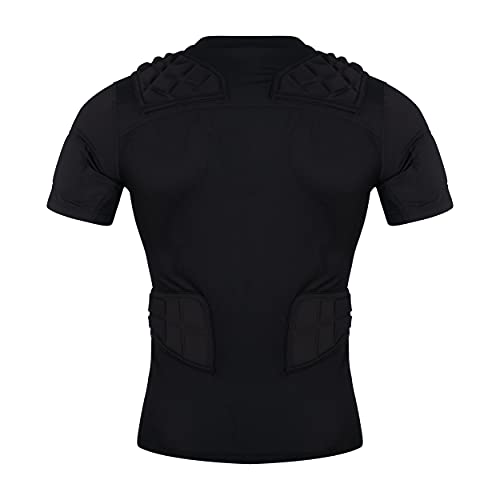 Canterbury Rugby Elite Protection Vest Schutzweste, Schwarz/Weiß/Silber, XXL