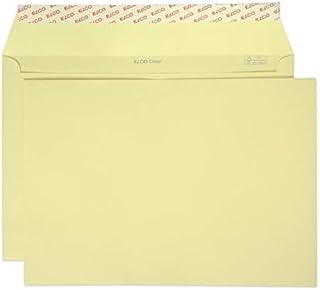 Elco 24095.41 Color Box mit Deckel und 200 Briefumschläge/Versandtasche, Haftklebeverschluss, C4, 120g, hellchamois, Fenster: nein