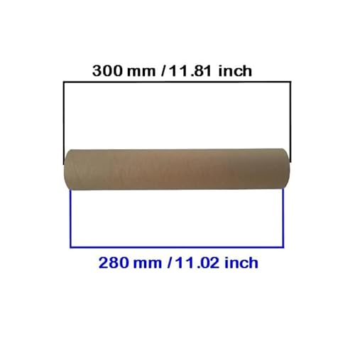 ELIX Versandhülse Versandrohr Versandrolle | mit Deckel | 25-87cm| Länge 280mm| Durchmesser 38mm Bis DIN A4 (10 Stk 30 cm x 3.8 cm)