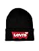 Levi's Oversized Batwing Beanie Cuffia, Nero (Noir Regular Black 59), Taglia Unica Uomo