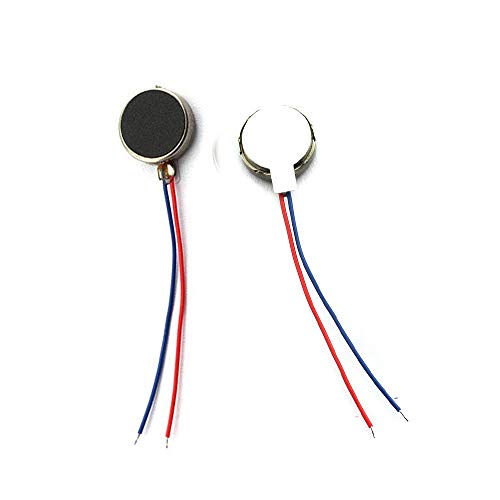 Tatoko 20Pcs 10Mmx3Mm Mini Vibration Motors Dc 3V 12000Rpm Flat Coin Button-Type Micro Dc Vibrating Motor For Mobile Cell Phone Pager Tablet Household Appliances #TOP3