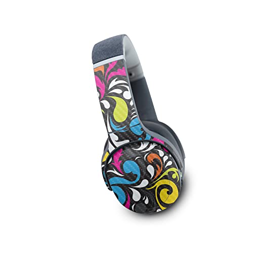 Image of MightySkins Carbon Fiber Skin Compatible with Skullcandy Crusher Evo Wireless - Swirly | Protective, Durable Textured Carbon Fiber Finish | Easy to Apply | Made in The USA