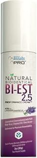 UltraSpa Skincare BioLabs PRO Natural Bioidentical Bi-EST 2.5 Cream For Women, Two Month Supply (3 oz - Lavender)